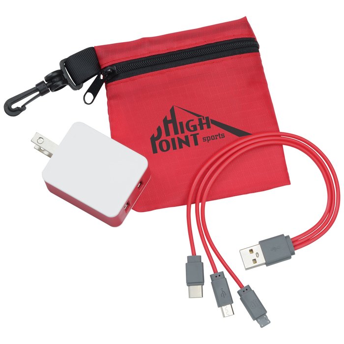 Custom Ripstop Techie Charging Pouch