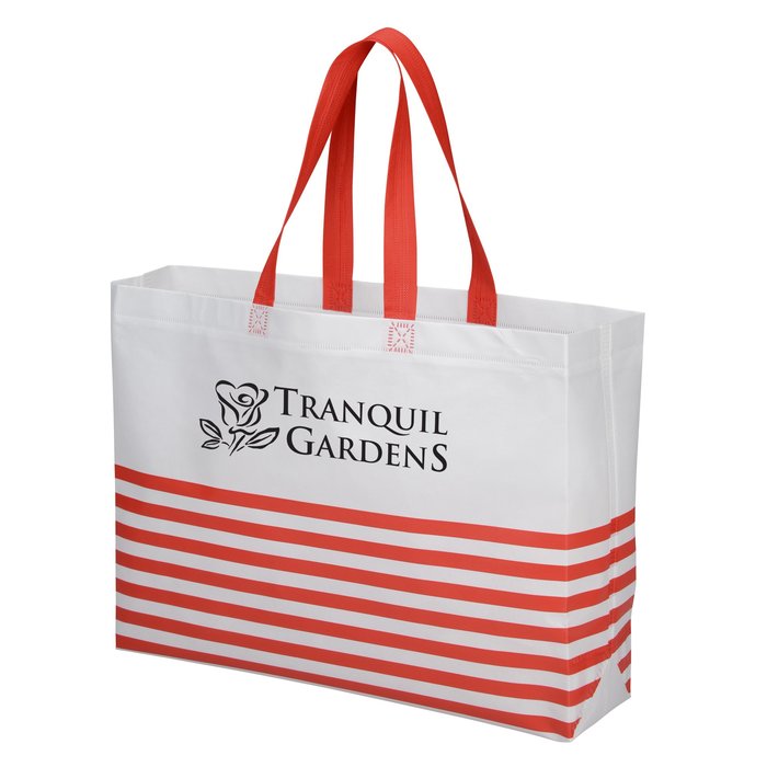 Custom Piedmont Striped Tote