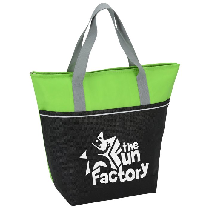 Custom Large Totable Lunch Cooler Tote - 17