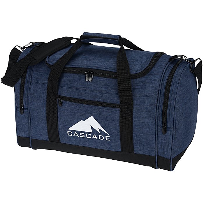 Custom 4imprint Heathered Leisure Duffel