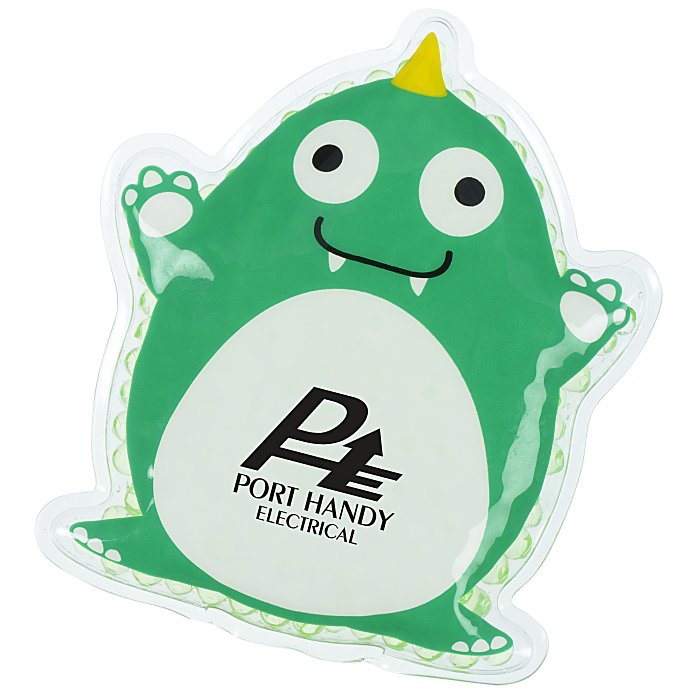 Custom Shaped Mini Aqua Pearls Hot/Cold Pack - Monster