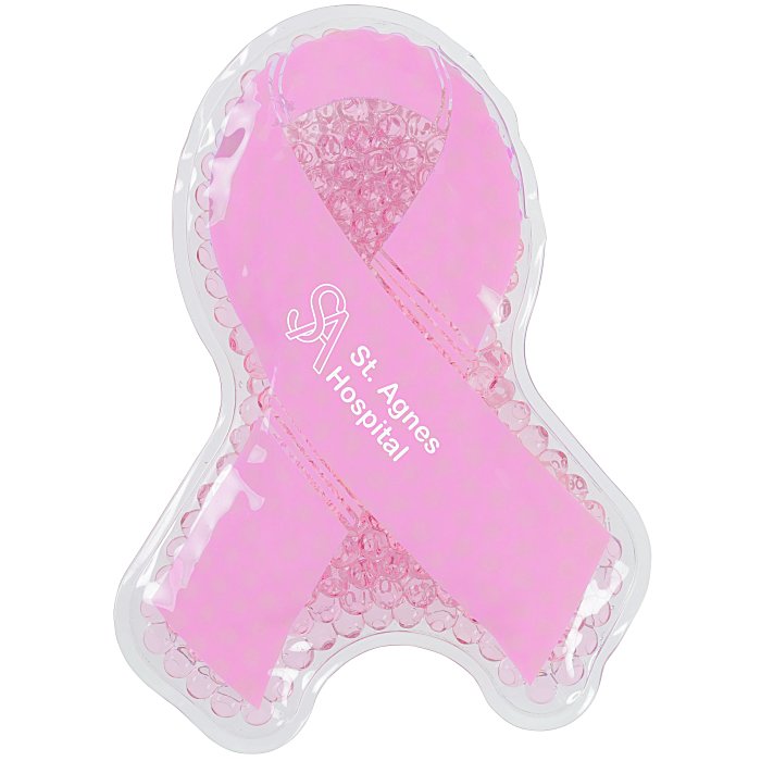 Custom Shaped Mini Aqua Pearls Hot/Cold Pack - Ribbon