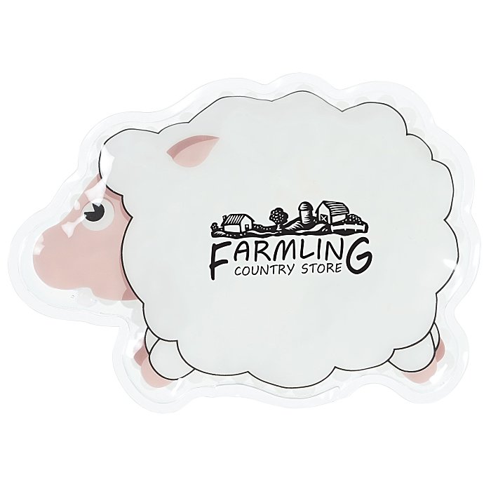Custom Shaped Mini Aqua Pearls Hot/Cold Pack - Sheep