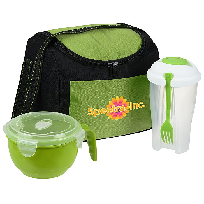 Custom Noodle and Salad Chiller Lunch Set
