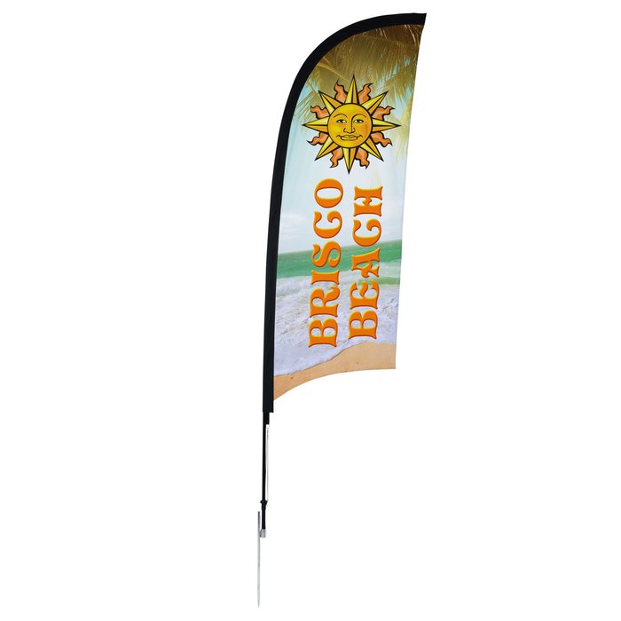 Custom Outdoor Razor Sail Sign - 9 feet - One Sided