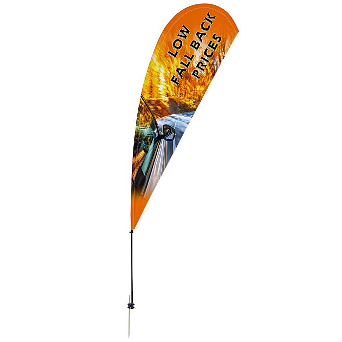 Custom Outdoor Value Sail Sign - 13 feet - One Sided