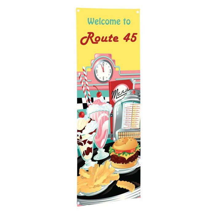 Custom FrameWorx Banner Stand - 27 1/2 inches - Replacement Graphic