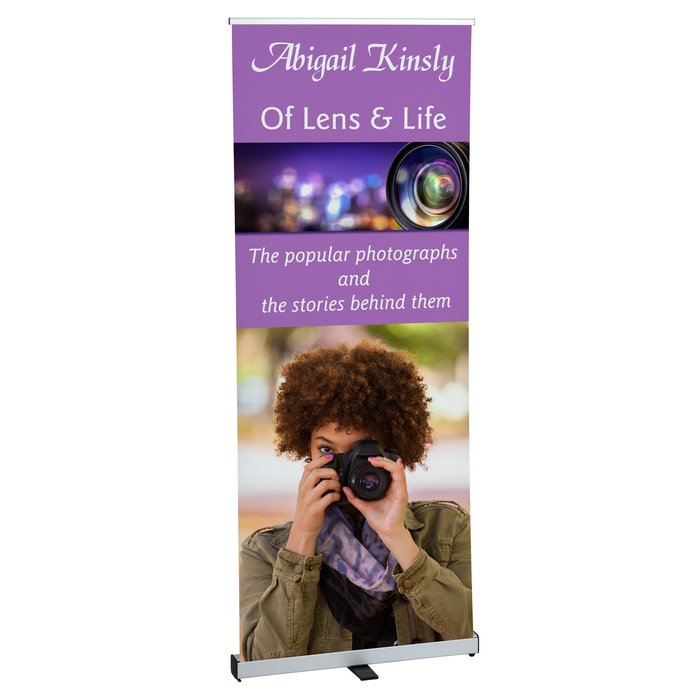 Custom Ideal Retractable Banner Display - 31 1/2 inches