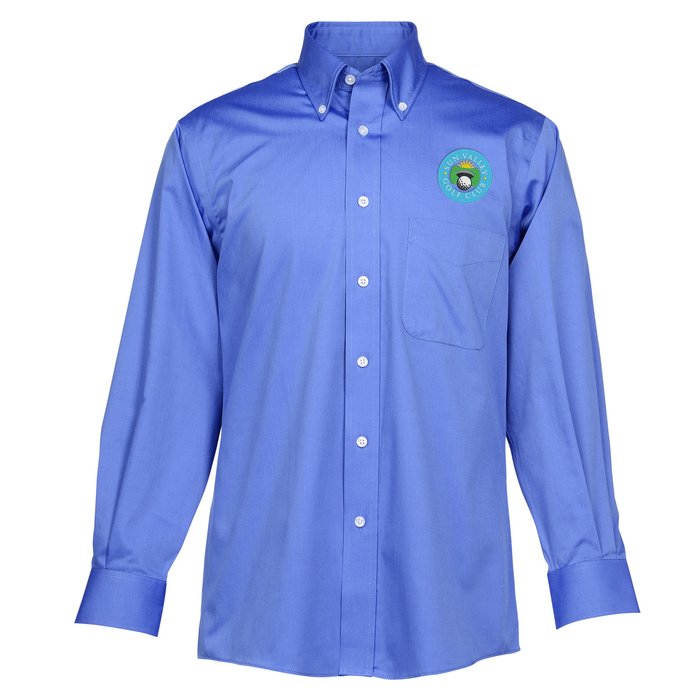 Custom Signature Non-Iron Button Down Dress Shirt - Men's