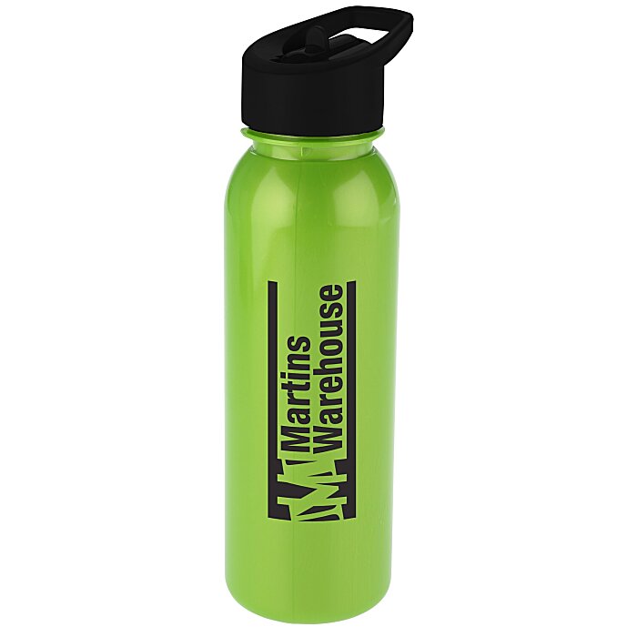 Custom ShimmerZ Outdoor Bottle with Flip Straw Lid - 24 oz