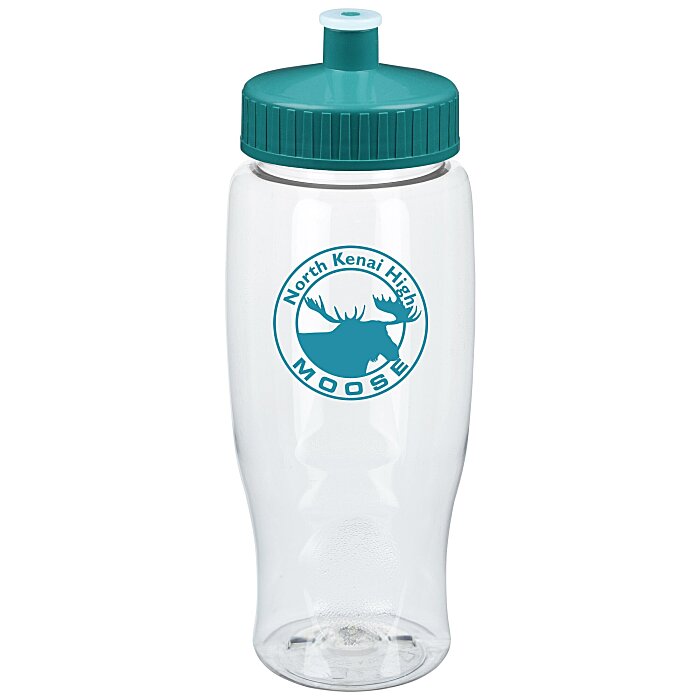 Custom Clear Impact Comfort Grip Bottle - 27 oz