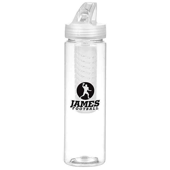 Custom Flip Out Infuser Sport Bottle - 24 oz