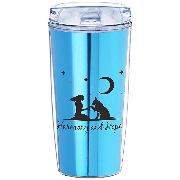 Custom Metallic Ringo Travel Tumbler - 18 oz.