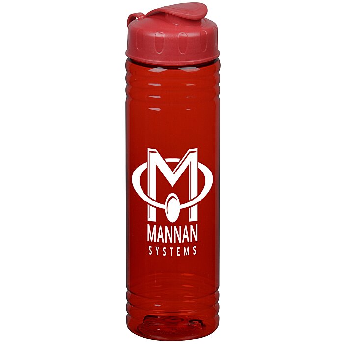 Custom Halcyon Water Bottle with Flip Lid - 24 oz