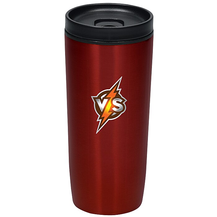 Custom Accent Stainless Travel Mug - 16 oz - Colours - Full Colour