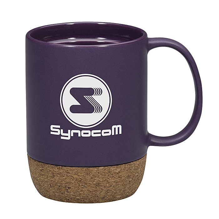Custom Beck Coffee Mug with Cork Base - 13 oz.