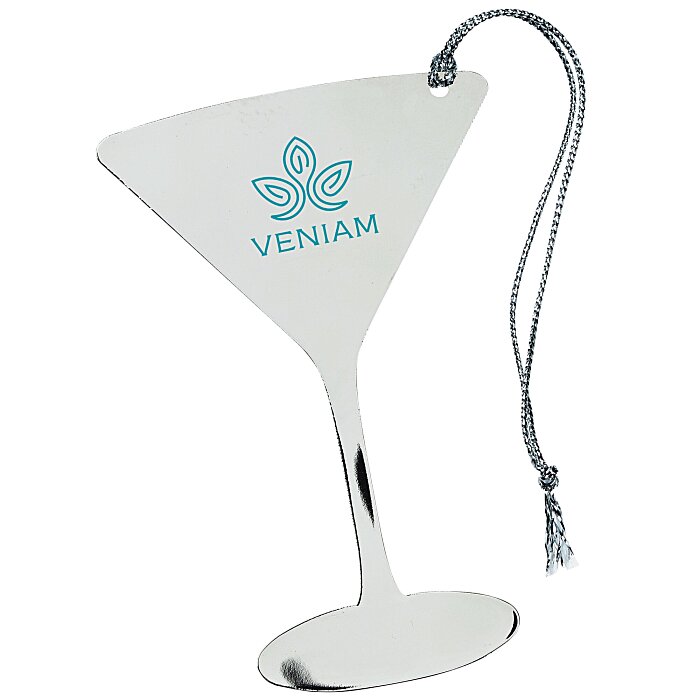 Custom Jolly Wine Glass Ornament