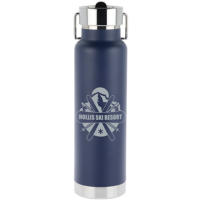 Custom Thor Vacuum Bottle with Straw Lid - 24 oz