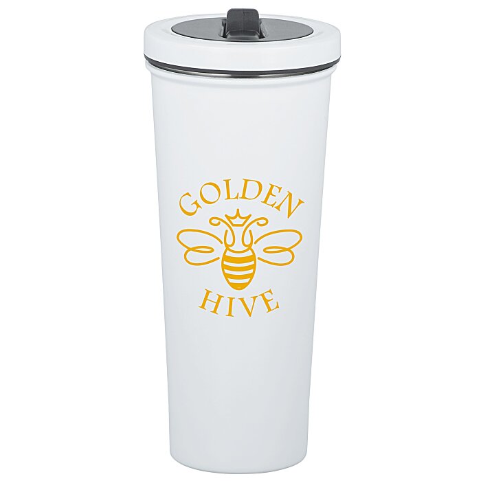 Custom Kemble Vacuum Tumbler with Flip Up Straw - 25 oz.