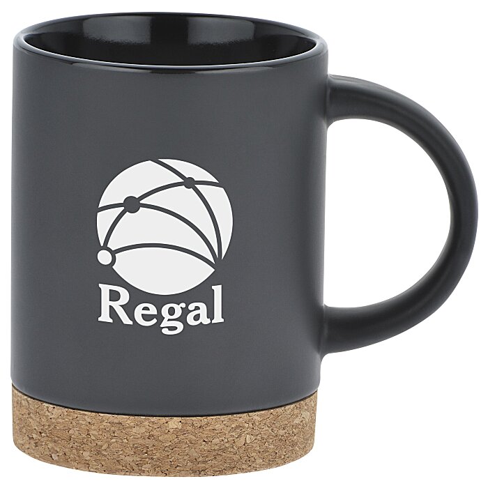 Custom Caspian Coffee Mug with Cork Bottom - 13.5 oz. - 24 hr