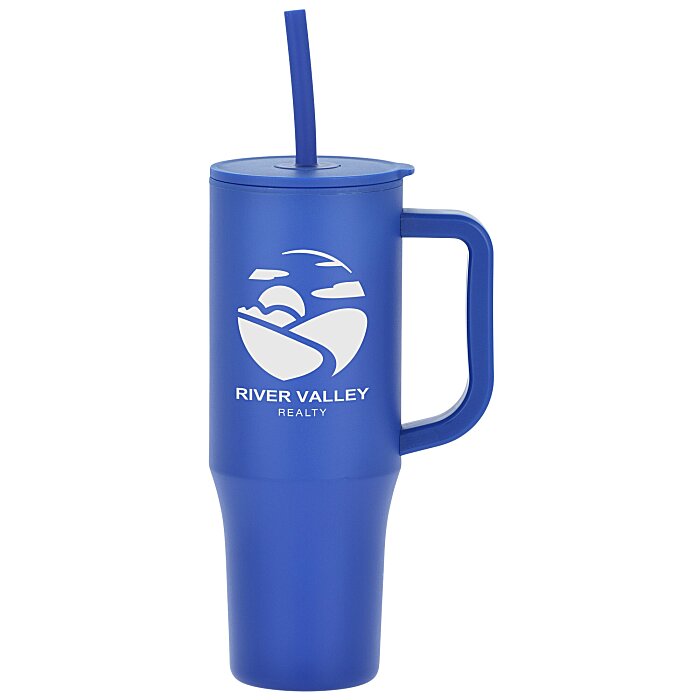 Custom Erie Mug with Straw - 30 oz