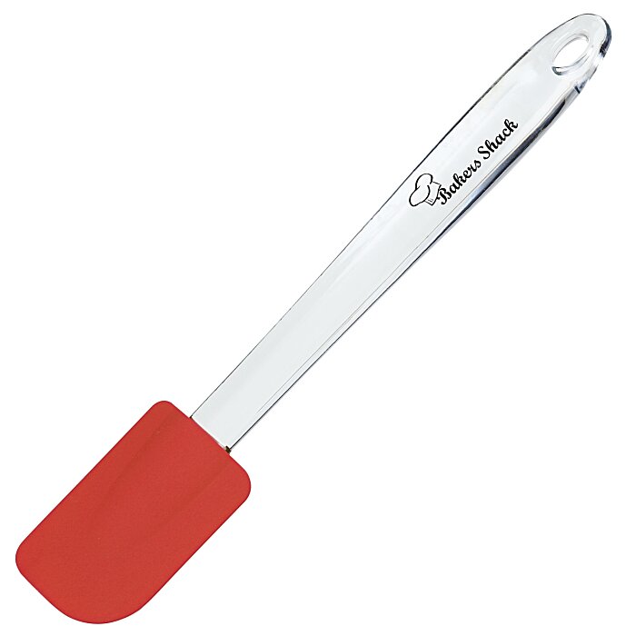 Custom Clear Handle Silicone Spatula