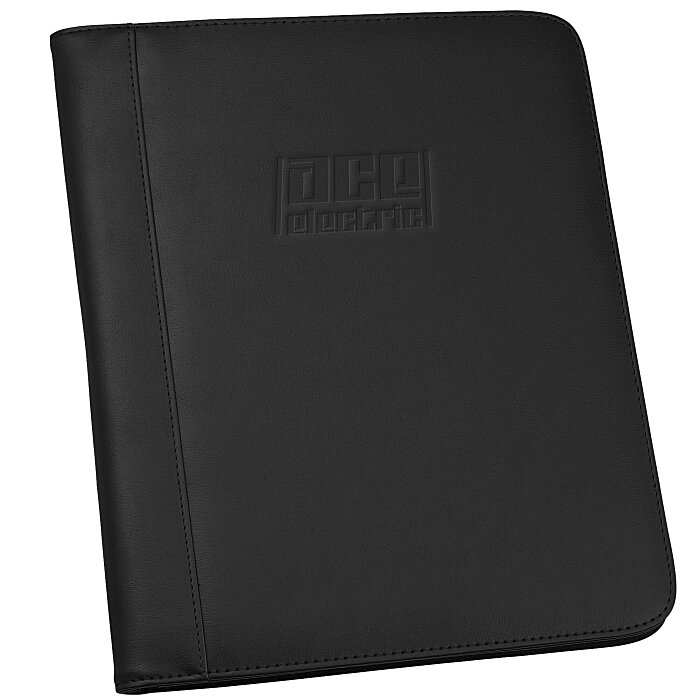 Custom Conference Padholder with Notepad - Letter - Debossed