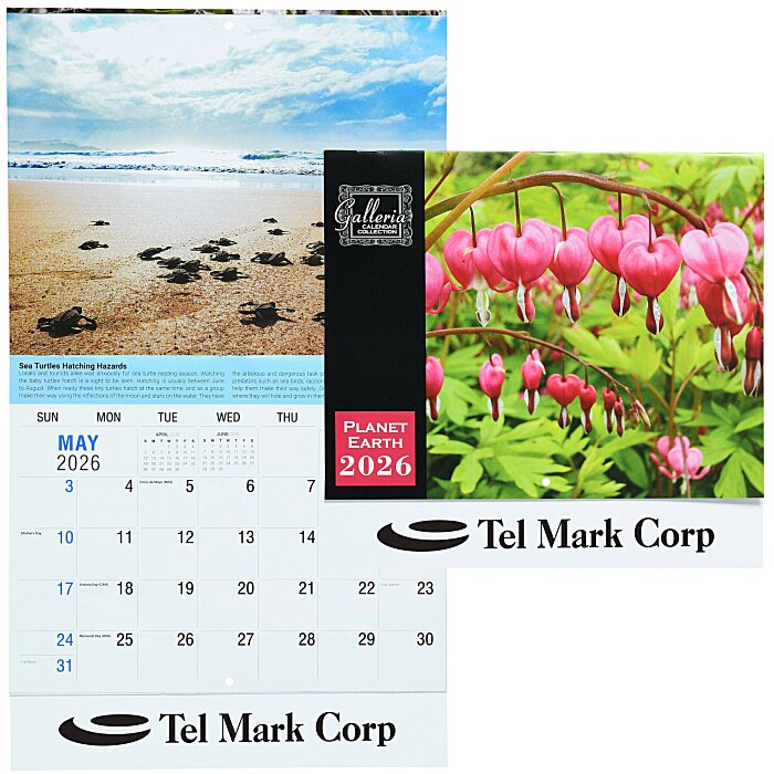 Custom Planet Earth Appointment Calendar