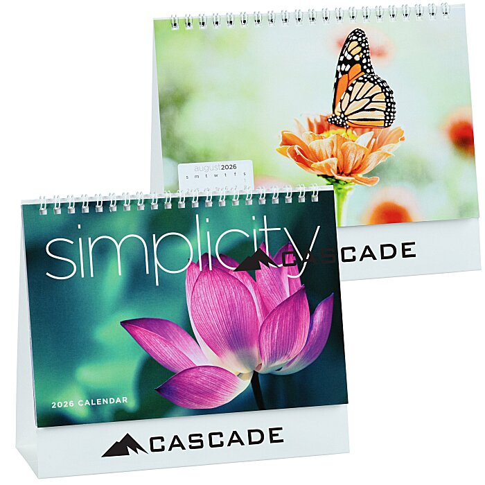 Custom Simplicity Large Desk Calendar