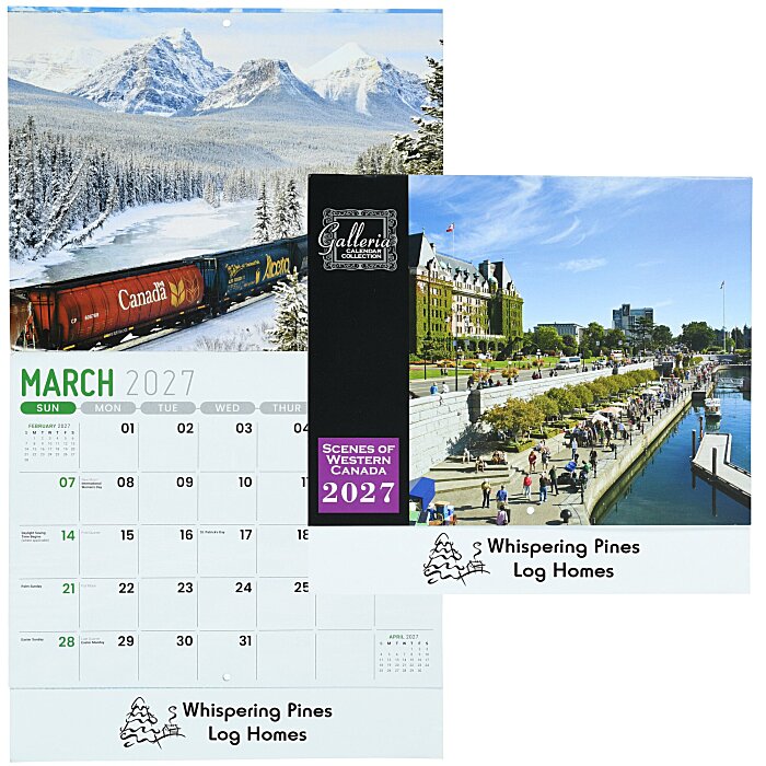Custom Scenes of Western Canada Appointment Calendar