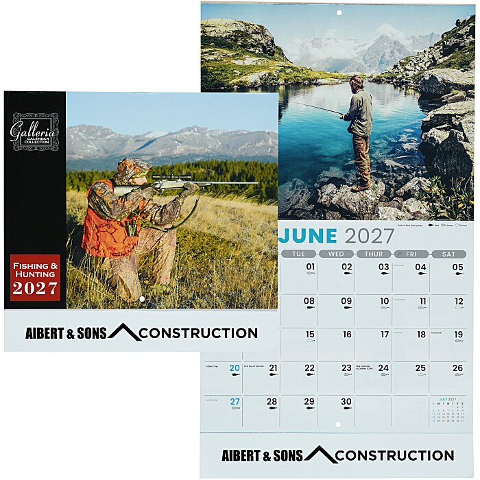 Custom Fishing & Hunting Appointment Calendar