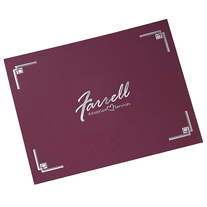 Custom Classic Paper Certificate Holder