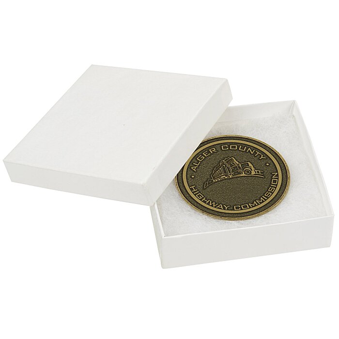 Custom Commemorative Coin with Gift Box - 2-1/2