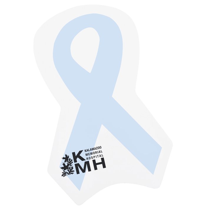 Custom Souvenir Sticky Note - Awareness Ribbon - 25 Sheet