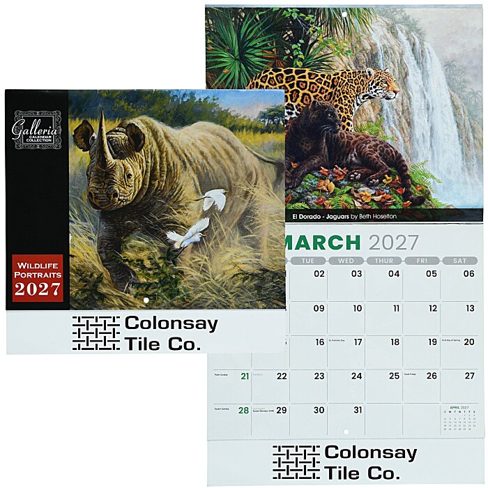 Custom Wildlife Paintings Appointment Calendar