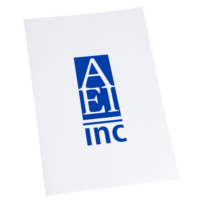 Custom Legal Size Two-Pocket Presentation Folder - Linen