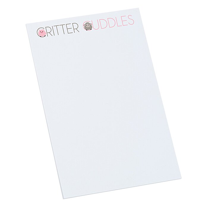 Custom TaskRight 6 inches x 4 inches Notepad - 25 Sheet
