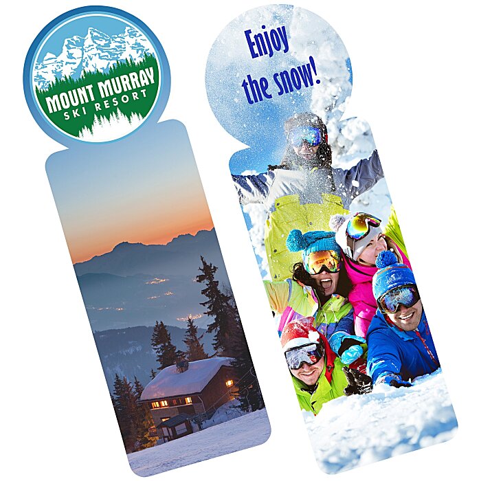 Custom Full Colour Paper Bookmark - Circle