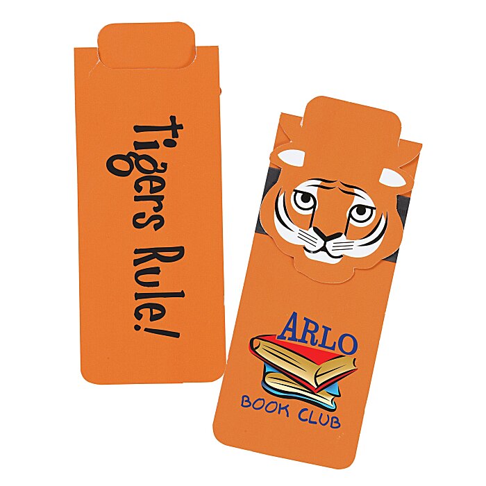 Custom Paws and Claws Magnetic Bookmark - Tiger