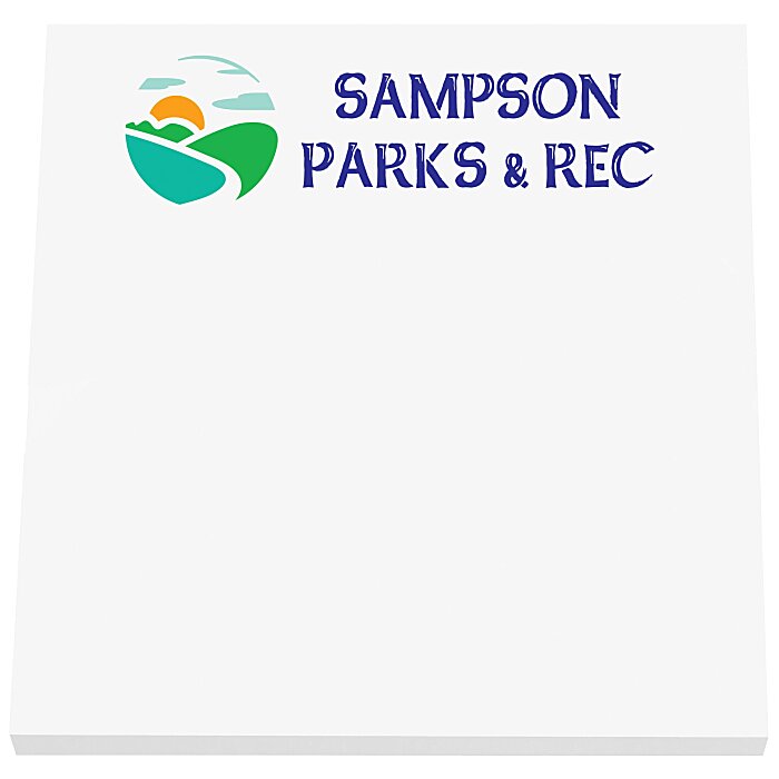 Custom Post-it® Notes - 3 inches x 3 inches - 25 Sheet - Full Colour