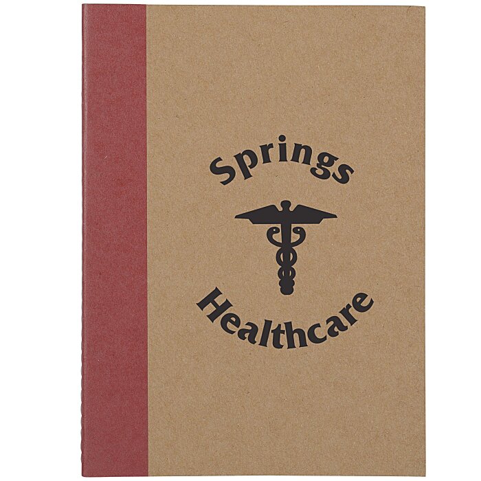 Custom Two-Tone Stitched Notebook