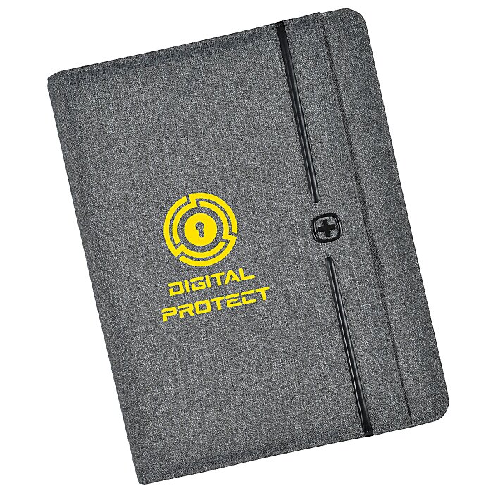 Custom Wenger Melange Zippered Padfolio