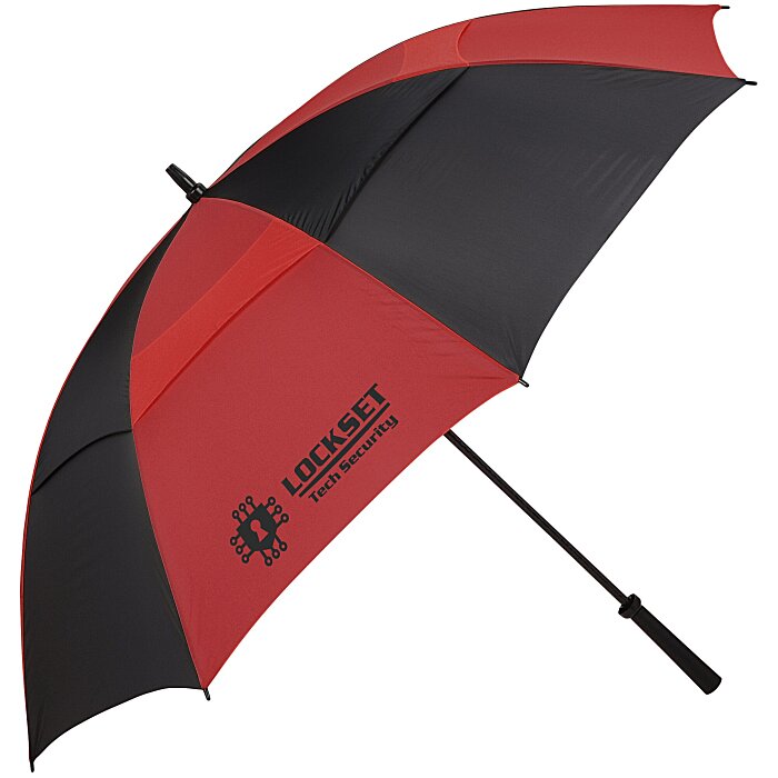 Custom Eagle Vented Golf Umbrella - 62-inch Arc