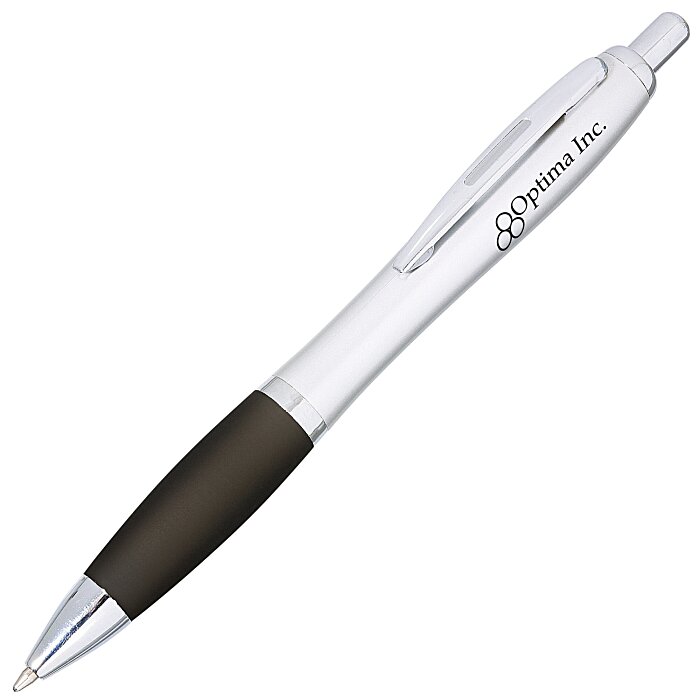 Custom Curvy Pen - Silver Brights