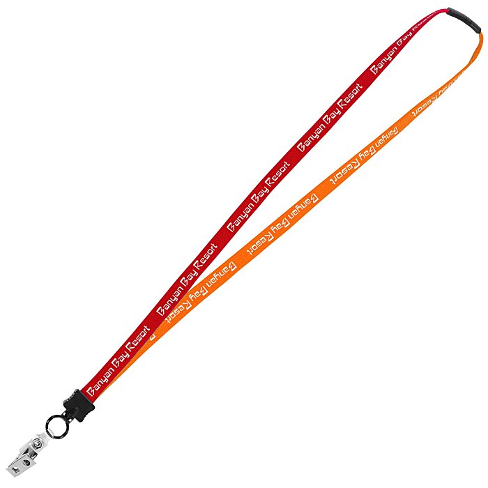 Custom Two-Tone Cotton Lanyard - 5/8