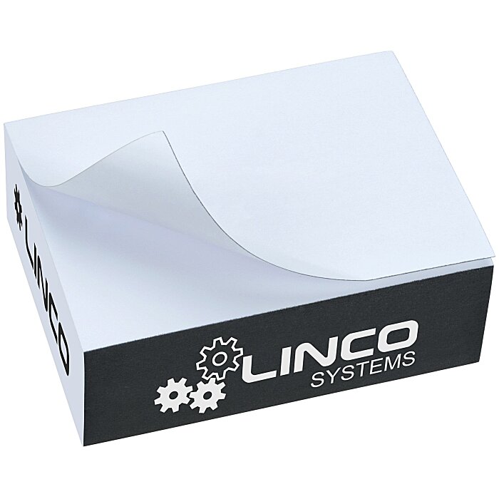 Custom Post-It® Notes Cubes - Rectangle - 3