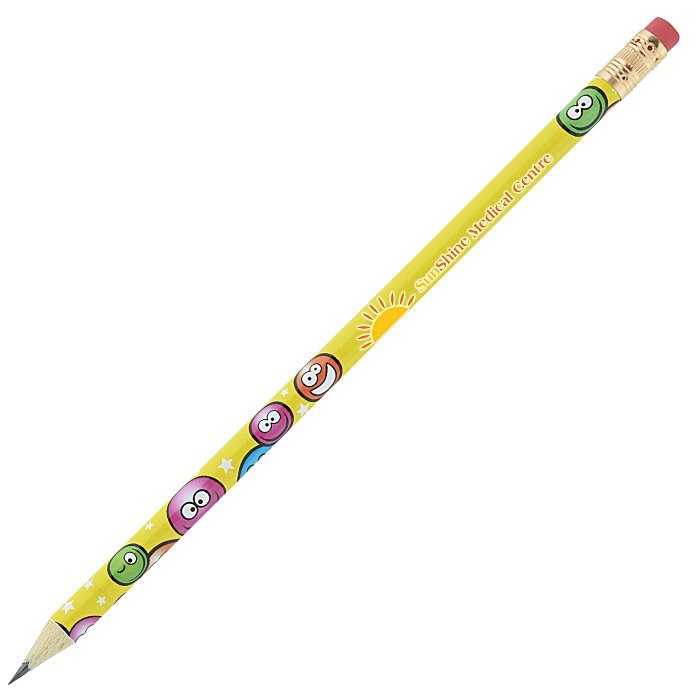 Custom Super Kid Pencil - Smiley Faces