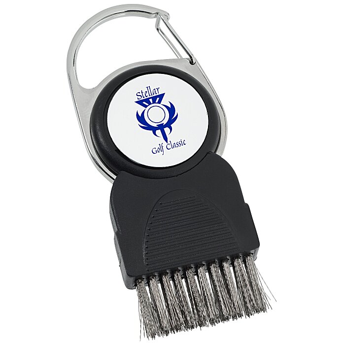 Custom Golf Club Brush with Ball Marker