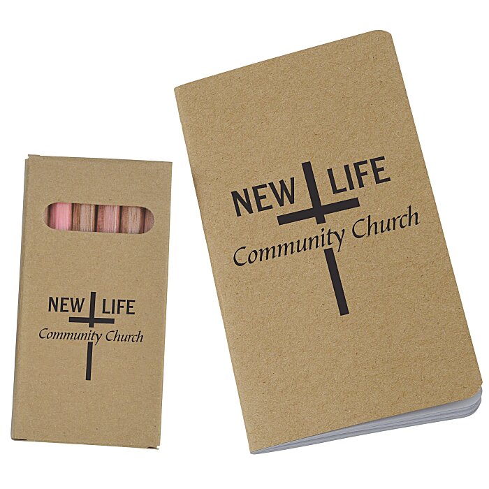Custom Jotter & Pencil Crayon Set
