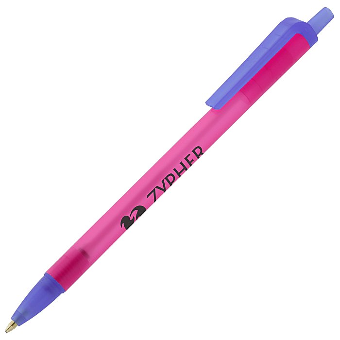 Custom Value Click Pen - Translucent - 24 hr